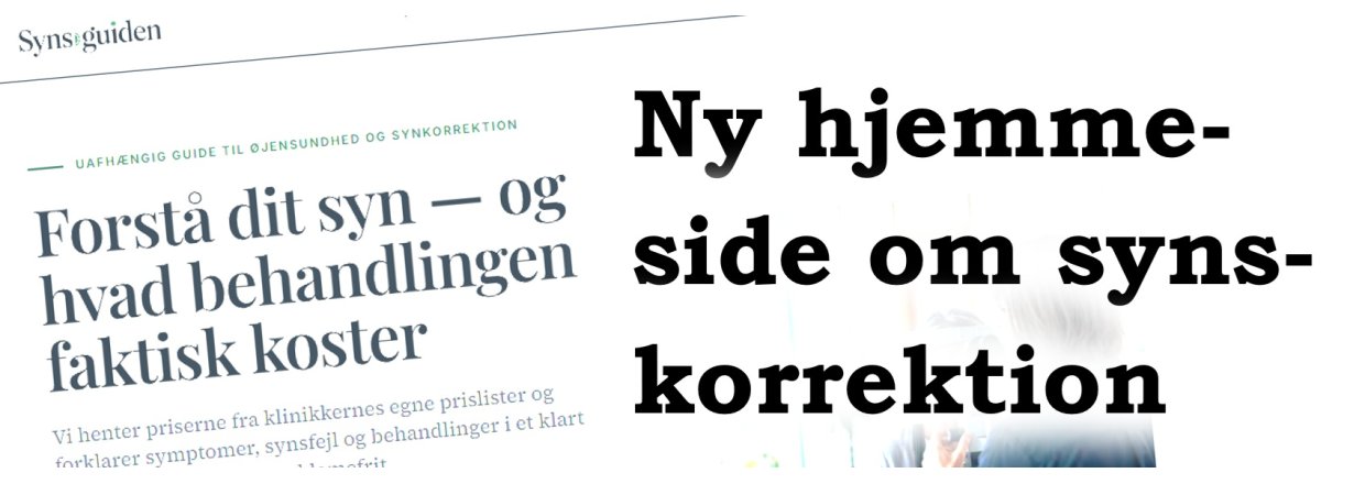 Ny hjemmeside om synskorrigerende behandling