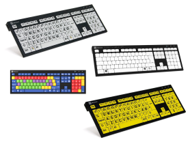 Tastatur med stor skrift