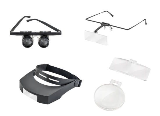 Lupbriller og pandelupper