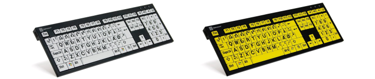 Tastatur med stor skrift