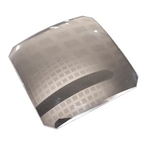 Planokonveks linse 7575mm, 2, 4 dpt.