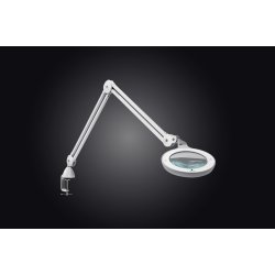 Omega 5-luplampe p� m�rk baggrund