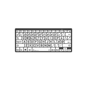 XLPrint Bluetooth - PC - Sort p Hvid