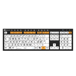 Windows tilg�ngeligheds-tastatur, Sort p� Hvid