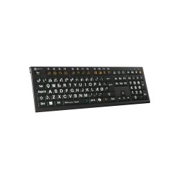  Windows tilg�ngeligheds-tastatur, ASTRA - Hvid p� Sort