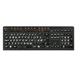  Windows tilg�ngeligheds-tastatur, ASTRA - Hvid p� Sort