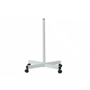 4 benet Gulvstativ m. hjul - Lysegr