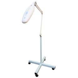 4 benet Gulvstativ m. hjul - Lysegr