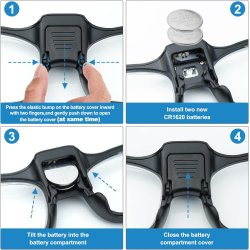 Lsebrille 3dpt. med LED Lys