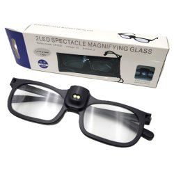Lsebrille 3dpt. med LED Lys