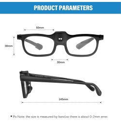 Lsebrille 3dpt. med LED Lys
