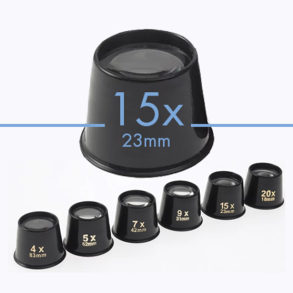 Stenlup, 15 forstrrelse