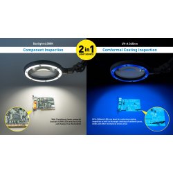 iQ ESD luplampe med UV-lys