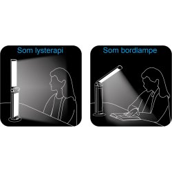 TwoSun bord- og terapilampe