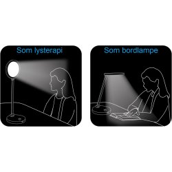 TriSun bord- og terapilampe