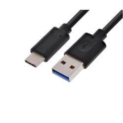 USB til USB C-kabel (sort) til Easel Lamp Go