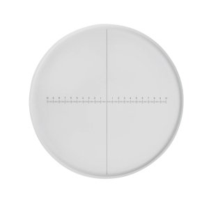 Prcisionsmleskala 10-0-10mm i 0,1mm