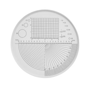 Prcisionsmleskala til lngder, vinkler og diametre