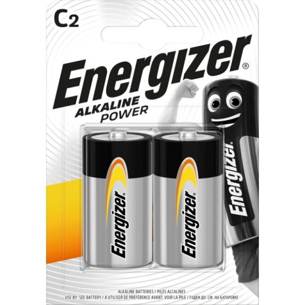 Energizer 1,5V - C Batteri 2 stk