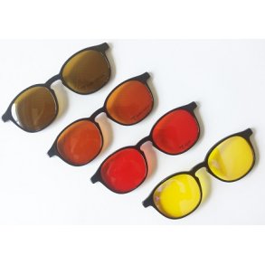 Magnetisk clip-on til Fonda FITmacula, med polarisationsfilter