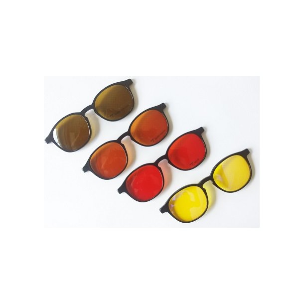 Magnetisk clip-on til Fonda FITmacula, med polarisationsfilter