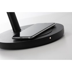 Motus Table/Flat bordfod m/trdls mobiloplader - Sort