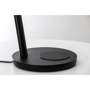 Motus Table/Flat bordfod m/trdls mobiloplader - Sort