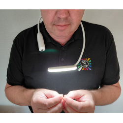Vision Loop opladelig hals-luplampe