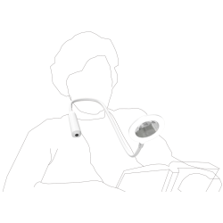 Vision Loop opladelig hals-luplampe