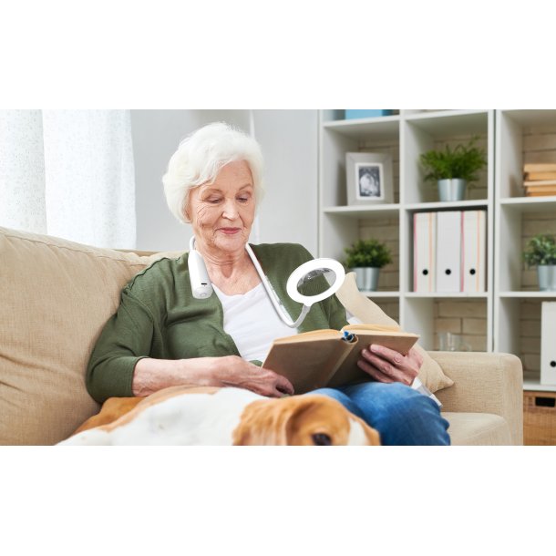 Vision Loop opladelig hals-luplampe