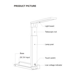 ZigZag transportabel lampe
