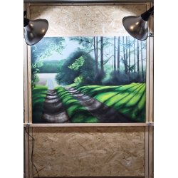 Retro-kunstnerlampe