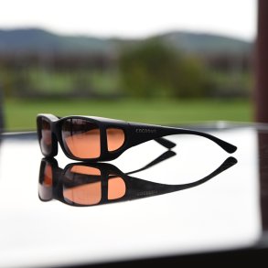 Cocoons Wide Line solbrille (ML) sort/kobber