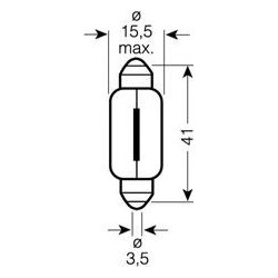 OSRAM 6453 Pre 24V, 15W, kabinelys