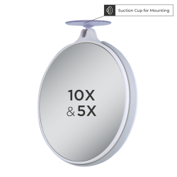 Zadro Sugekopspejl &#8960;9cm, 5/10 