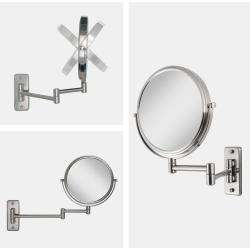 Zadro Vgmonteret spejl &#8960;20cm, 1/5 